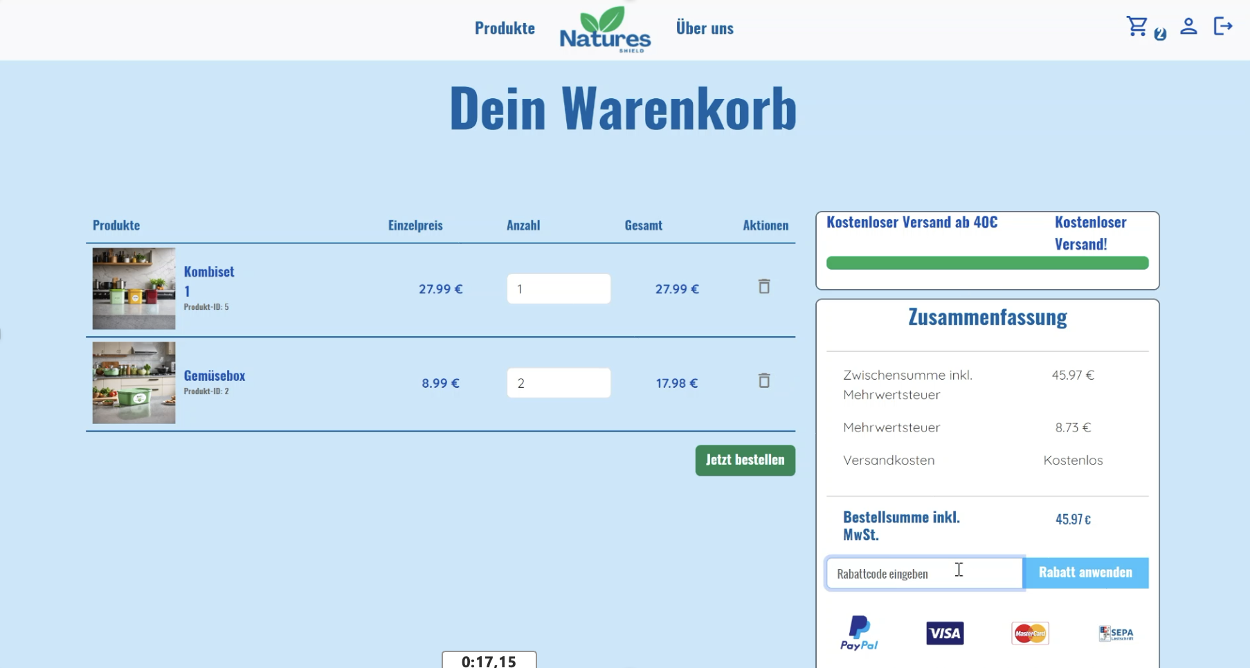 Warenkorb