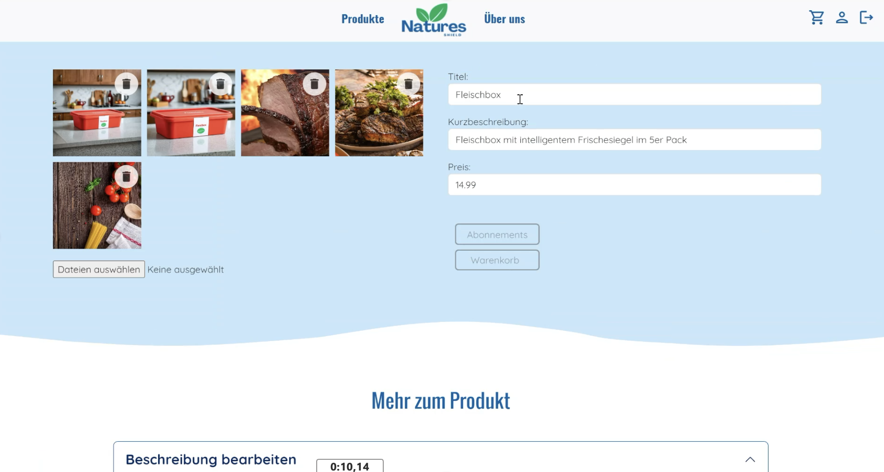 Artikelverwaltung